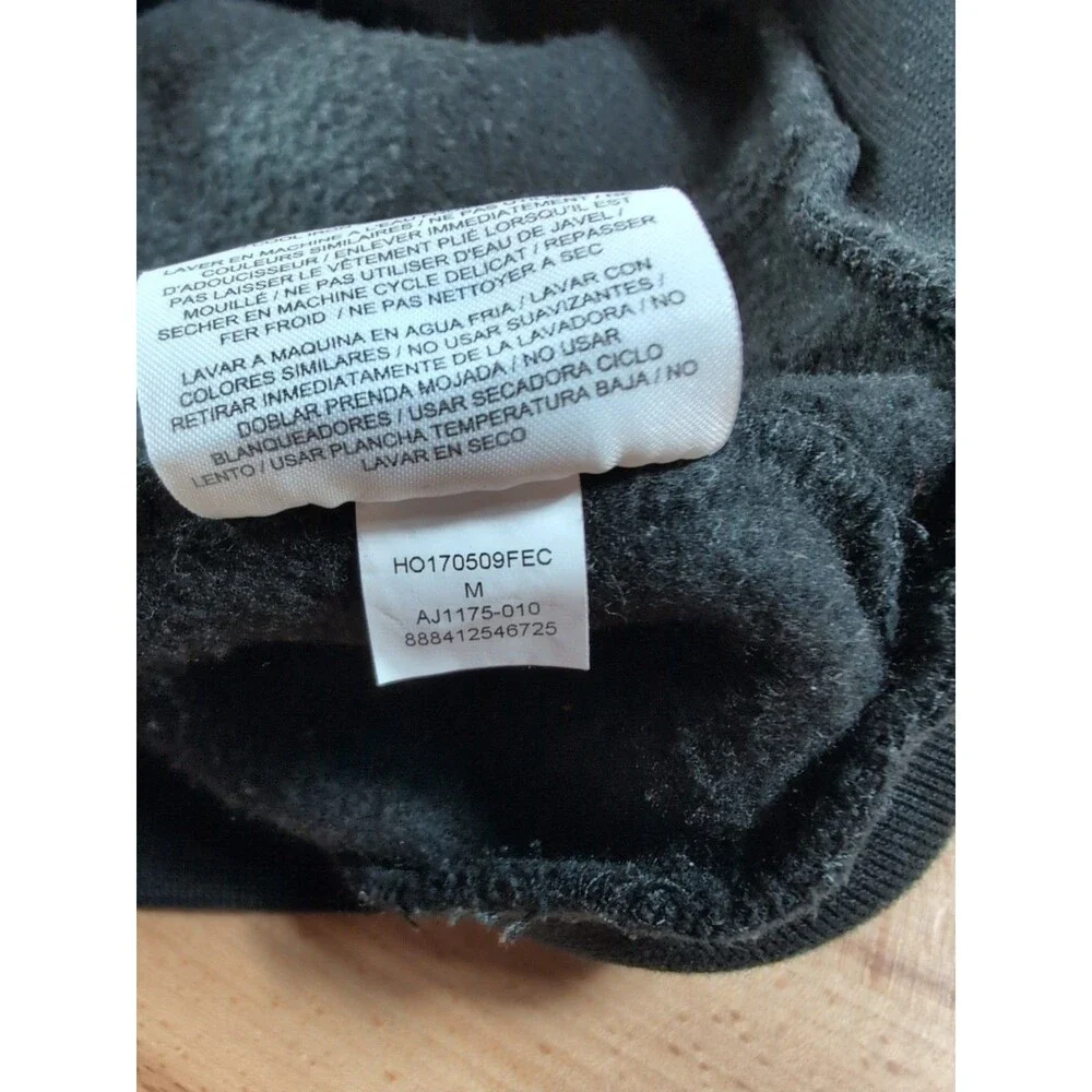 Jordan x Gatorade Black Hoodie Fleece Jumpman Lightning Bolt Logo Size Medium